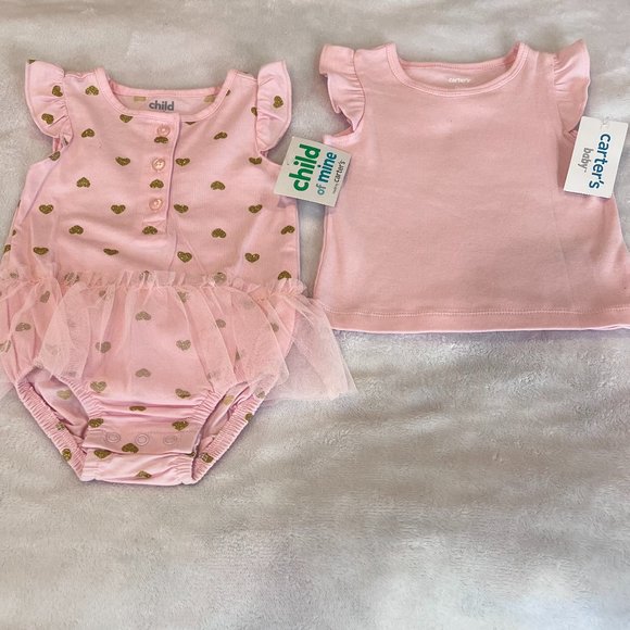Child of Mine by Carter's 6-9 Months Set of 2 NWT - Picture 1 of 10